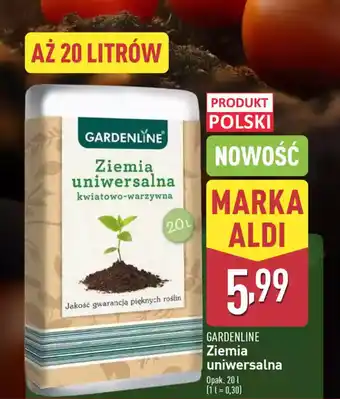 ALDI Gardenline ziemia uniwersalna oferta