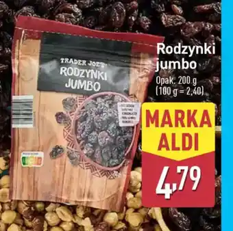 ALDI Rodzynki jumbo oferta