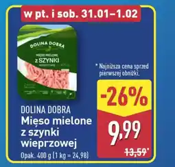 ALDI Dolina dobra mięso mielone z szynki wieprzowej oferta