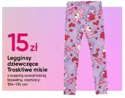 Pepco Legginsy dziewczęce Troskliwe misie oferta