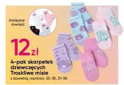 Pepco 4-pak skarpetek dziewczęcych Troskliwe misie oferta