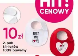 Pepco 2-pak śliniaków 100% bawełny oferta