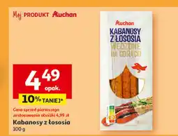 Auchan Kabanosy z łososia Auchan Różnorodne (Logo Czerwone) oferta