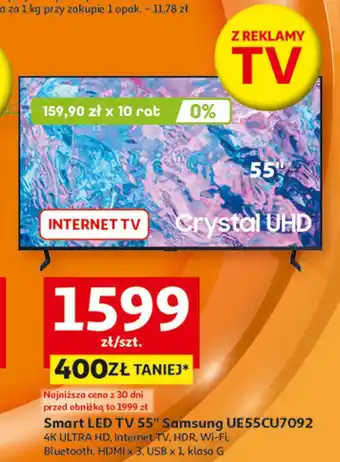 Auchan Telewizor ue55cu7092 Samsung oferta