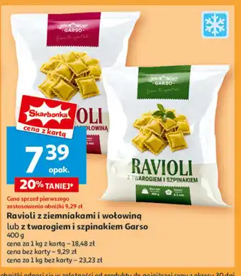 Auchan Ravioli z ziemniakami Garso oferta