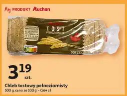 Auchan Chleb tostowy pełnoziarnisty Auchan Różnorodne (Logo Czerwone) oferta