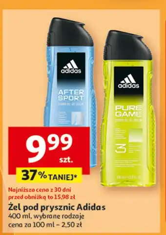 Auchan Żel pod prysznic Adidas Men Pure Game oferta