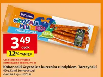 Auchan Kabanosiki z kurczaka Tarczyński Gryzzale oferta