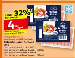 Auchan Paluszki surimi o smaku kraba Seafood oferta