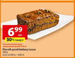 Auchan Piernik przekładany Lazur oferta