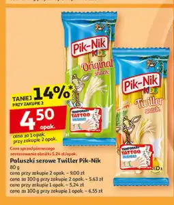 Auchan Paluszek serowy twiller Pik-Nik oferta