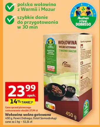 Auchan Wołowina wolno gotowana Auchan Pewni Dobrego oferta