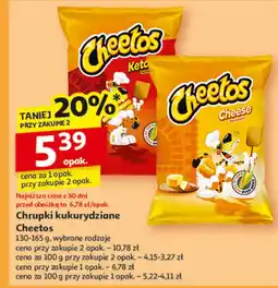 Auchan Chrupki cheese Cheetos oferta