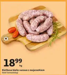 Auchan Kiełbasa biała surowa z majerankiem oferta