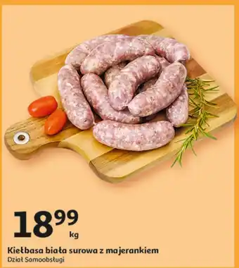 Auchan Kiełbasa biała surowa z majerankiem oferta