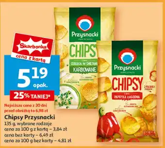 Auchan Chipsy papryka łagodna Przysnacki oferta