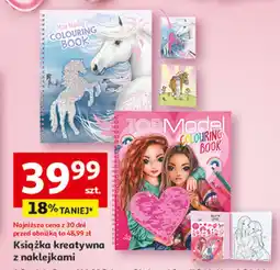 Auchan Książka kreatywna z naklejkami oferta