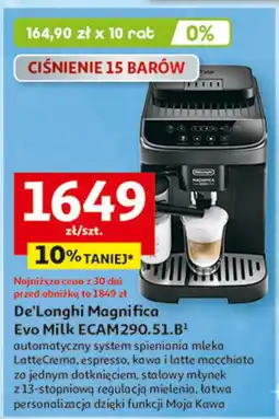 Auchan Ekspres do kawy ecam290.51.b De'longhi oferta