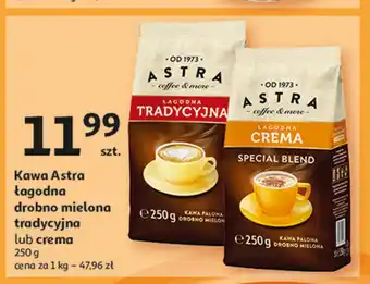 Auchan Kawa Astra Łagodna Crema oferta