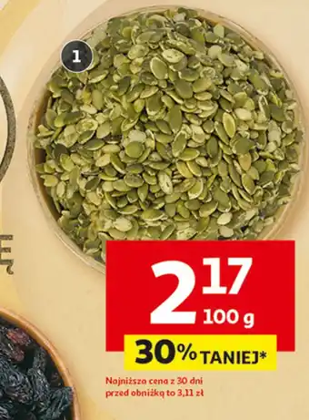 Auchan Pestki dyni łuskane oferta