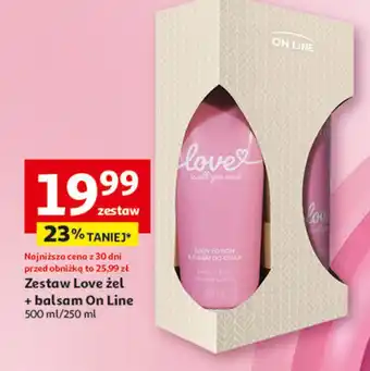 Auchan Zestaw w pudełku love On Line oferta