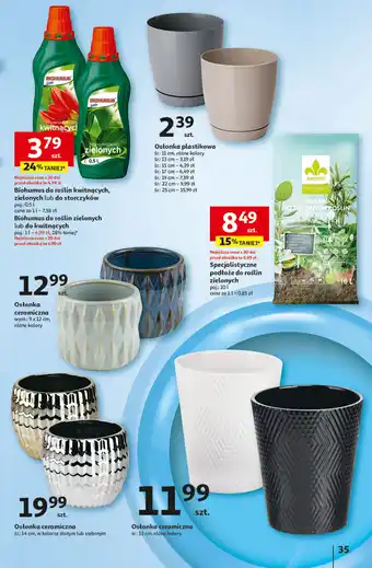 Auchan Nawóz do roślin zielonych Biohumus Forte oferta