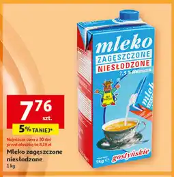 Auchan Mleko zagęszczone niesłodzone Gostyń oferta