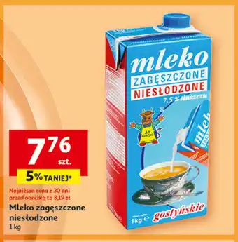 Auchan Mleko zagęszczone niesłodzone Gostyń oferta