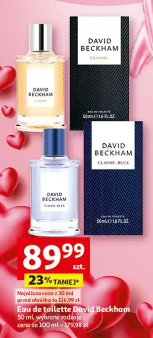 Auchan Woda toaletowa David Beckham Classic Blue oferta