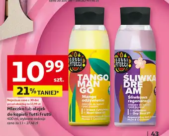 Auchan Olejek do kąpieli mango Farmona Tutti Frutti oferta