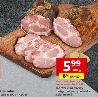 Auchan Karczek wędzony z wieprzowiny rasy puławskiej Auchan Pewni Dobrego oferta