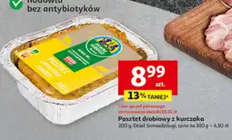 Auchan Pasztet z kurczaka Auchan Pewni Dobrego oferta