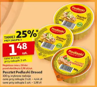 Auchan Pasztet kremowy Drosed Podlaski oferta