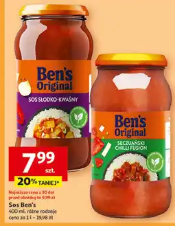 Auchan Sos seczuański chilli fusion Ben's Original oferta