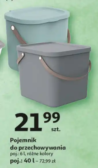 Auchan Pojemnik do przechowywania 40 l oferta