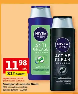 Auchan Szampon anti grease Nivea Men oferta