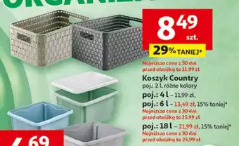 Auchan Koszyk country 18 l Rotho oferta