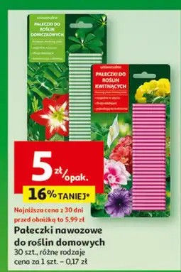 Auchan Pałeczki nawozowe do roślin kwitnących oferta