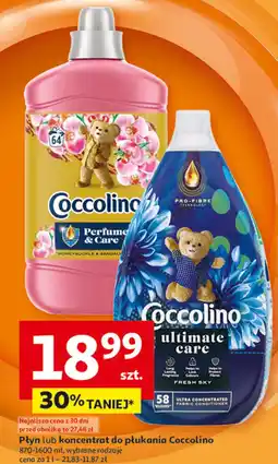 Auchan Płyn do płukania honeysuckle & sandalwood Coccolino Perfume Care oferta