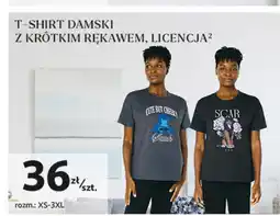 Auchan T-shirt damski z krótkim rękawem disney król lew oferta