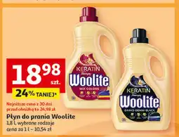 Auchan Płyn do prania mix colors Woolite Keratin oferta