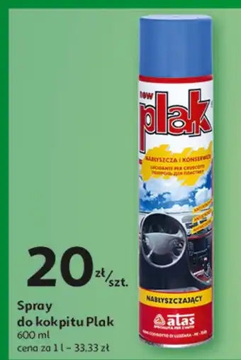 Auchan Spray nabłyszczająco-konserwujący Plak oferta