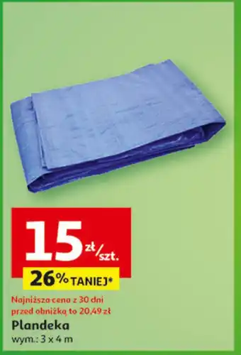 Auchan Plandeka 3 x 4 m oferta