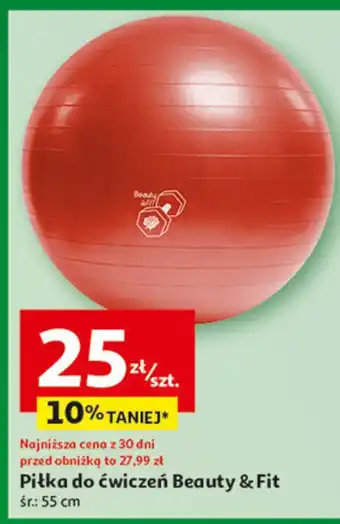 Auchan Piłka beauty & fit 55 cm oferta