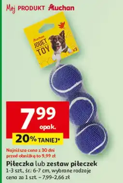 Auchan Piłeczki dla psa Auchan Różnorodne (Logo Czerwone) oferta