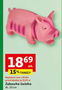 Auchan Zabawka świnka 20 cm oferta