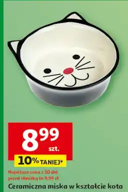 Auchan Miska ceramiczna w kształcie kota oferta