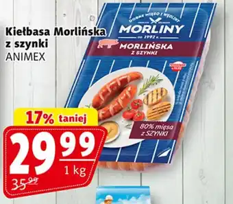 Prim Market Kiełbasa morlińska z szynki animex oferta