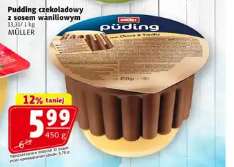 Prim Market Pudding czekoladowy z sosem waniliowym müller oferta