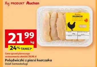 Auchan Polędwiczki z kurczaka Auchan oferta